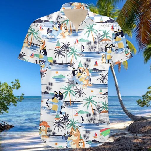 Bluey Hawaiian Gift For Fan Shirt