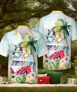 Bluey Hawaiian Shirt Bluey And Bingo Set Tropical Best Hawaiian Shirts