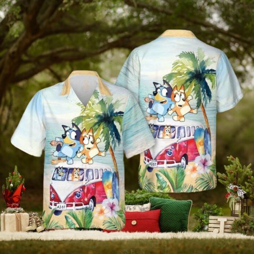 Bluey Hawaiian Shirt Bluey And Bingo Set Tropical Best Hawaiian Shirts