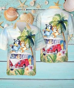 Bluey Hawaiian Shirt Bluey And Bingo Set Tropical Style Gift For Men And Women