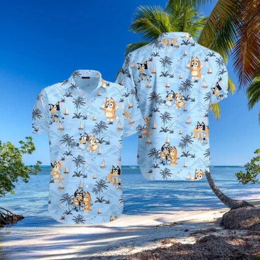 Bluey Hawaiian Shirt  Bluey Hawaiian Dad Life Family Shirt