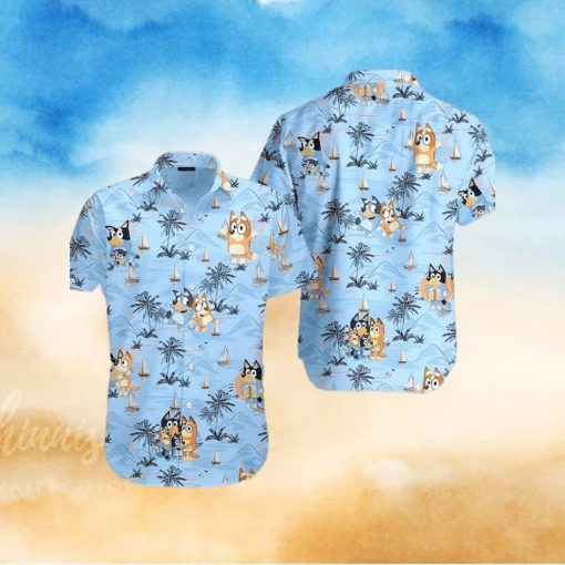 Bluey Hawaiian Shirt  Bluey Hawaiian Dad Life Family Shirt