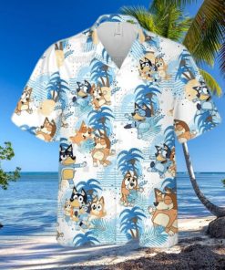 Bluey Hawaiian Shirt For Summer Vacation