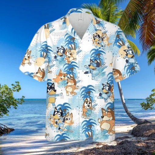 Bluey Hawaiian Shirt For Summer Vacation