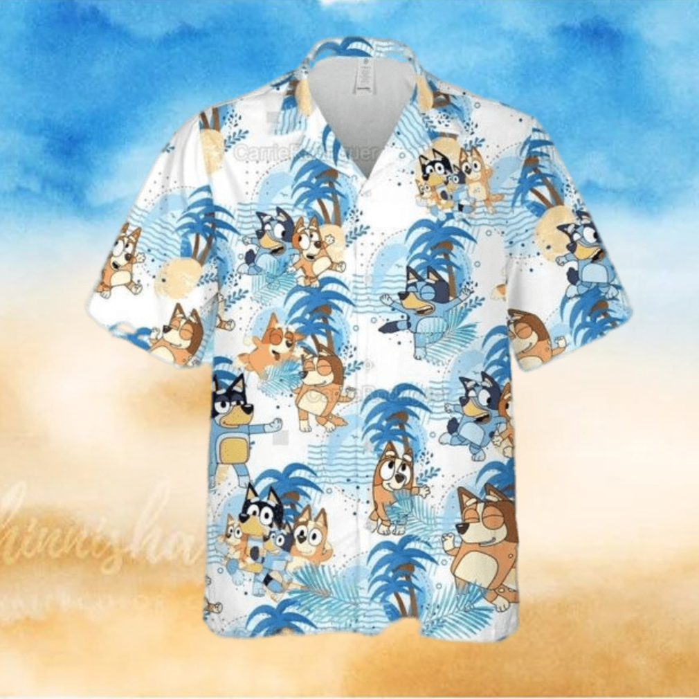 Bluey Hawaiian Shirt For Summer Vacation Bluey Hawaiian Shirt For Summer Vacation