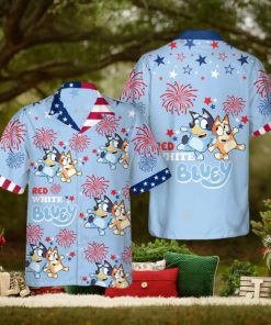 Bluey Hawaiian Shirt Independence Day Cool Hawaiian Shirts