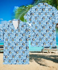 Bluey Hawaiian Shirt Mens Bluey Bandit Hawaiian Shirt