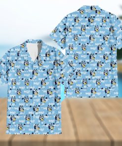 Bluey Hawaiian Shirt Mens Bluey Bandit Hawaiian Shirt