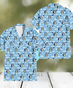 Bluey Hawaiian Shirt Mens Bluey Bandit Hawaiian Shirt