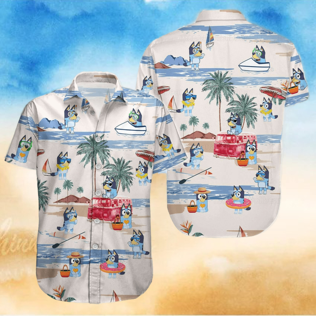 Bluey Hawaiian Shirt Bluey Hawaiian Shirt