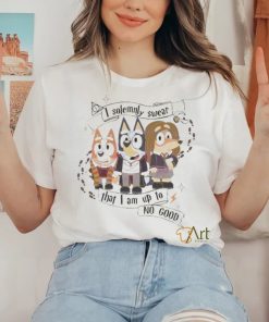 Bluey I Solemnly Swear That I Am Up to No Good shirt