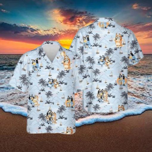 Bluey Lovers Bluey Beach Hawaiian Shirt