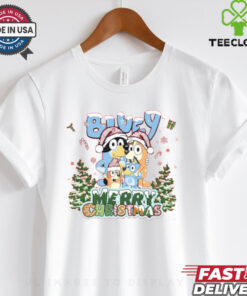 Bluey Merry Christmas Shirt, Family Matching Christmas Shirt 3 Bluey Merry Christmas Shirt, Family Matching Christmas Shirt