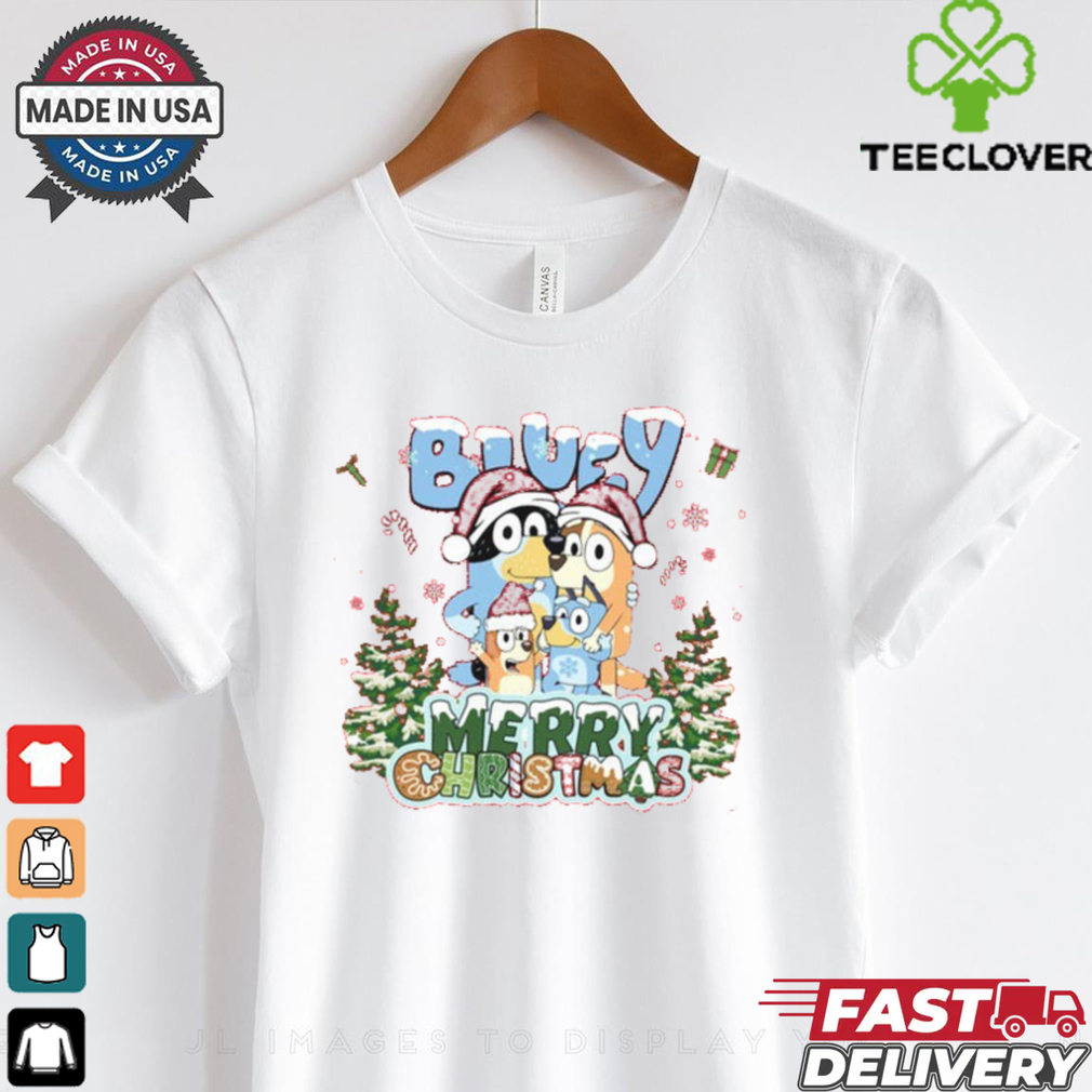 Bluey Merry Christmas Shirt, Family Matching Christmas Shirt Bluey Merry Christmas Shirt, Family Matching Christmas Shirt