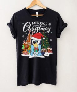 Bluey Merry Christmas T Shirt, Bluey Christmas Shirt, Bluey Christmas Tree T Shirt