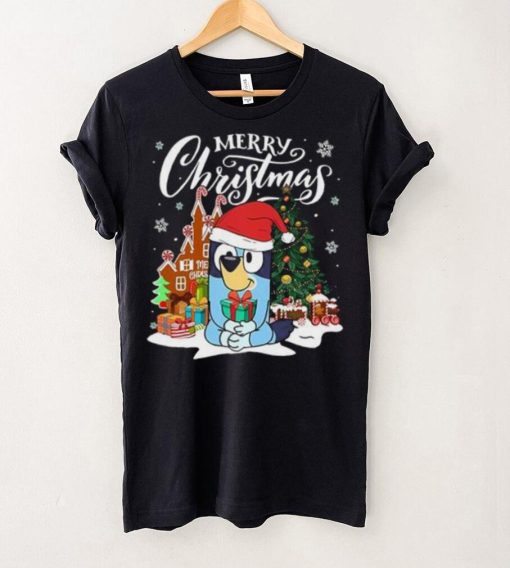 Bluey Merry Christmas T Shirt, Bluey Christmas Shirt, Bluey Christmas Tree T  Shirt