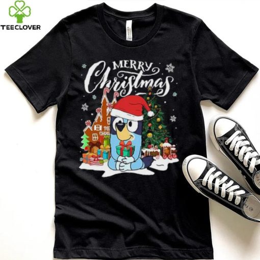 Bluey Merry Christmas T Shirt, Bluey Christmas Shirt, Bluey Christmas Tree T  Shirt