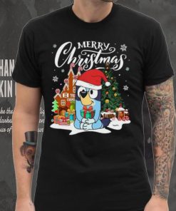 Bluey Merry Christmas T Shirt, Bluey Christmas Shirt, Bluey Christmas Tree T Shirt