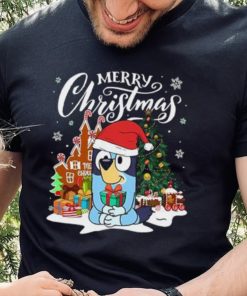 Bluey Merry Christmas T Shirt, Bluey Christmas Shirt, Bluey Christmas Tree T Shirt