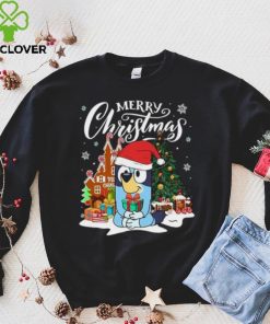 Bluey Merry Christmas T Shirt, Bluey Christmas Shirt, Bluey Christmas Tree T Shirt