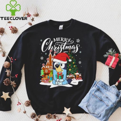 Bluey Merry Christmas T Shirt, Bluey Christmas Shirt, Bluey Christmas Tree T  Shirt