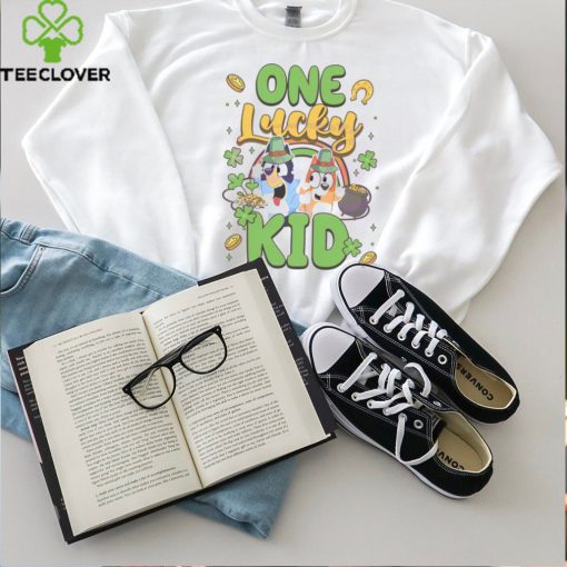 Bluey One Lucky Kid St Patricks Day  shirt