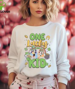 Bluey One Lucky Kid St Patricks Day shirt