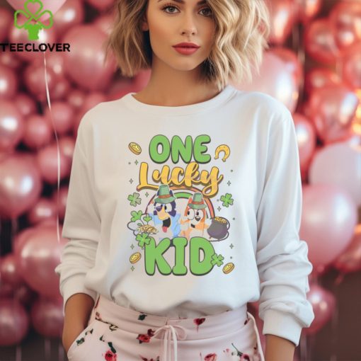 Bluey One Lucky Kid St Patricks Day  shirt
