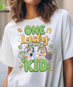 Bluey One Lucky Kid St Patricks Day shirt
