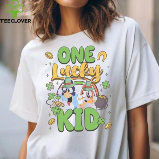 Bluey One Lucky Kid St Patricks Day  shirt