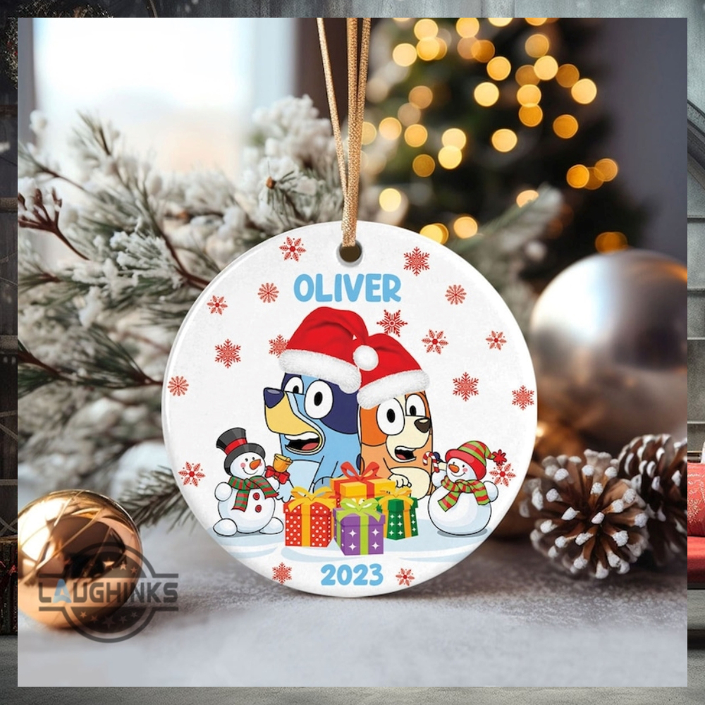 Bluey Ornament Round Personalized Bluey Christmas Ornament Bingo And Bluey Family Circle Ornament Tree Decoration Gift For New Couples Just Married Newly Wed Bluey Ornament Round Personalized Bluey Christmas Ornament Bingo And Bluey Family Circle Ornament Tree Decoration Gift For New Couples Just Married Newly Wed