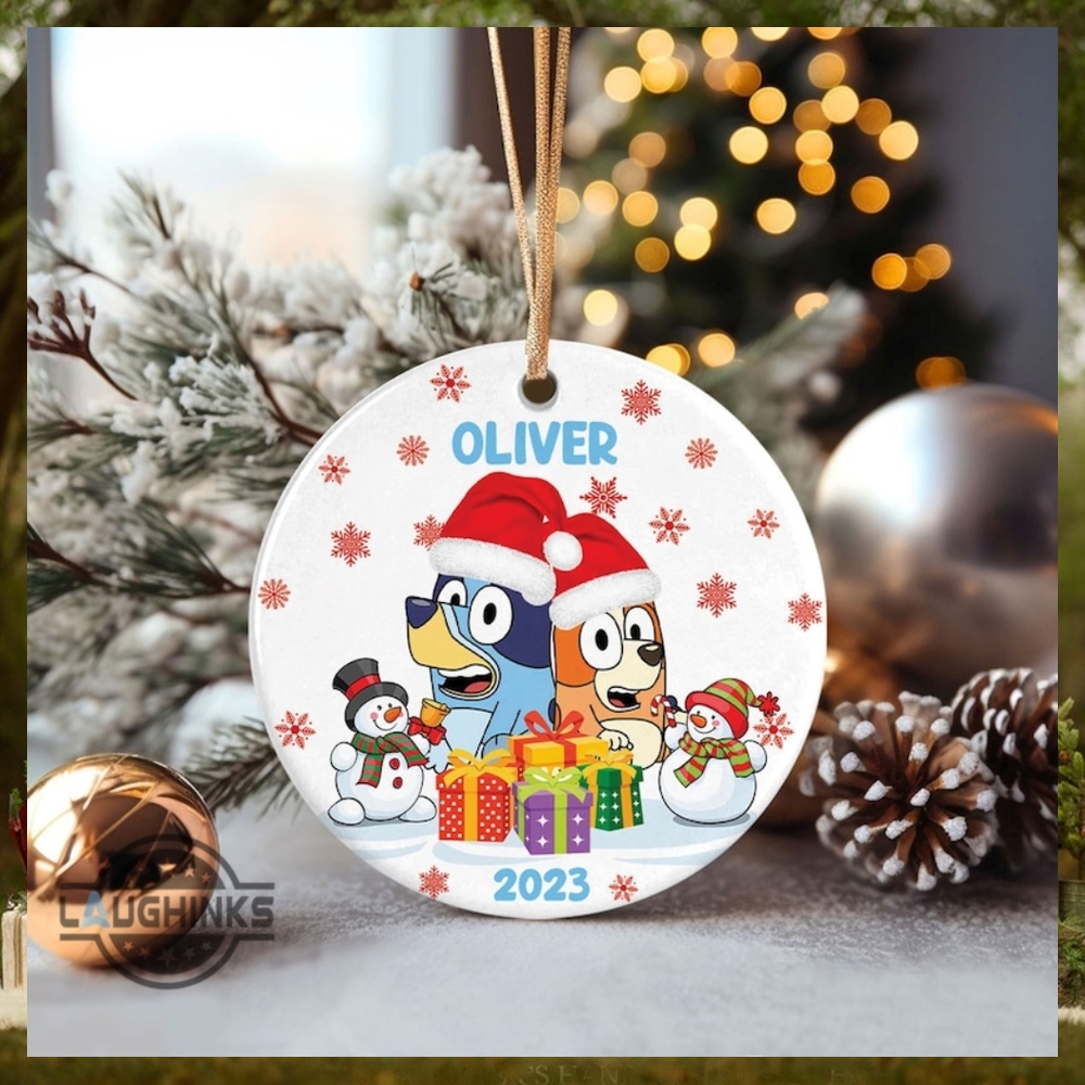 Bluey Ornament Round Personalized Bluey Christmas Ornament Bingo And Bluey Family Circle Ornament Tree Decoration Gift For New Couples Just Married Newly Wed Bluey Ornament Round Personalized Bluey Christmas Ornament Bingo And Bluey Family Circle Ornament Tree Decoration Gift For New Couples Just Married Newly Wed