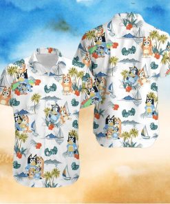 Bluey Shirt Blue Heeler Dog Hawaiian Shirt Summer Gift For Men And Women