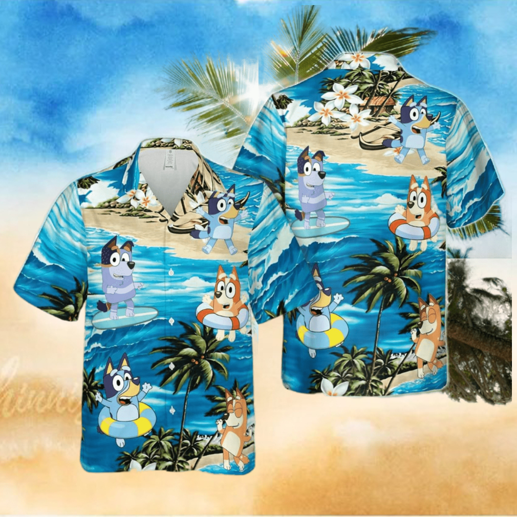 BlueyDad Hawaiian Shirt BlueyDad Button Shirt BlueyDad Hawaiian Shirt BlueyDad Button Shirt