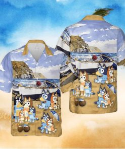 BlueyDad Hawaiian Shirt BlueyDad Hawaiian Dad Life Family Shirt 9A9