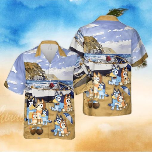 BlueyDad Hawaiian Shirt BlueyDad Hawaiian Dad Life Family Shirt 9A9