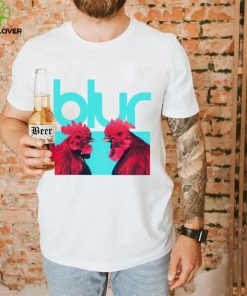 Blur two chicken shirt