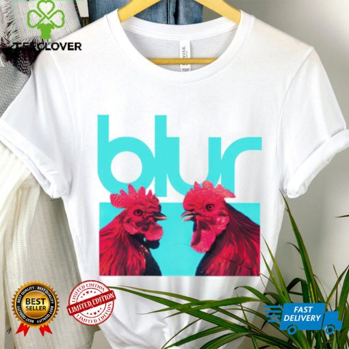 Blur two chicken shirt