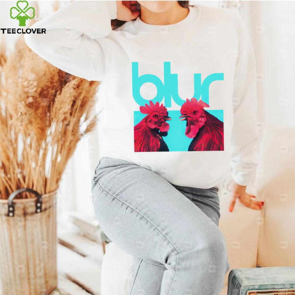 Blur two chicken shirt Blur two chicken shirt