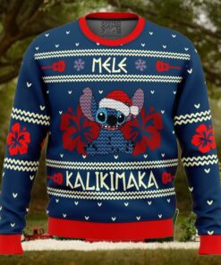 Stitch Mele Kalikimaka Ugly Christmas Sweater