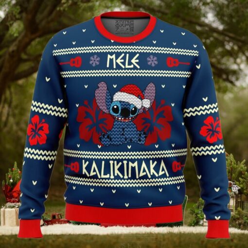 Stitch Mele Kalikimaka Ugly Christmas Sweater