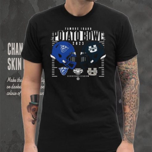 Utah State Aggies Vs Georgia State Panthers 2023 Famous Idaho Potato Bowl Head To Head Shirt