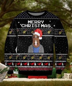 Bo Jack Horseman Cartoon Knitted Ugly Xmas Sweater