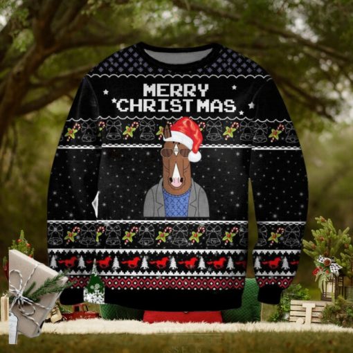 Bo Jack Horseman Cartoon Knitted Ugly Xmas Sweater