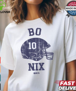 Bo Nix Denver Helmet shirt