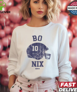 Bo Nix Denver Helmet shirt