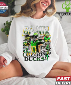 Bo Nix Oregon Ducks football graphic shirt