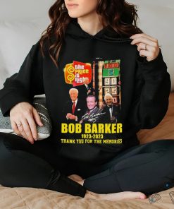 Bob Barker 1923 2023 Thank You For The Memories Signature Shirt