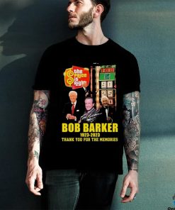 Bob Barker 1923 2023 Thank You For The Memories Signature Shirt