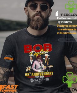 Bob Dylan 68th Anniversary 1957 2025 Thank You For The Memories T shirt